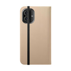 Leather Flip Phone Case with Card Slots — Magnetic Folio Wallet Case