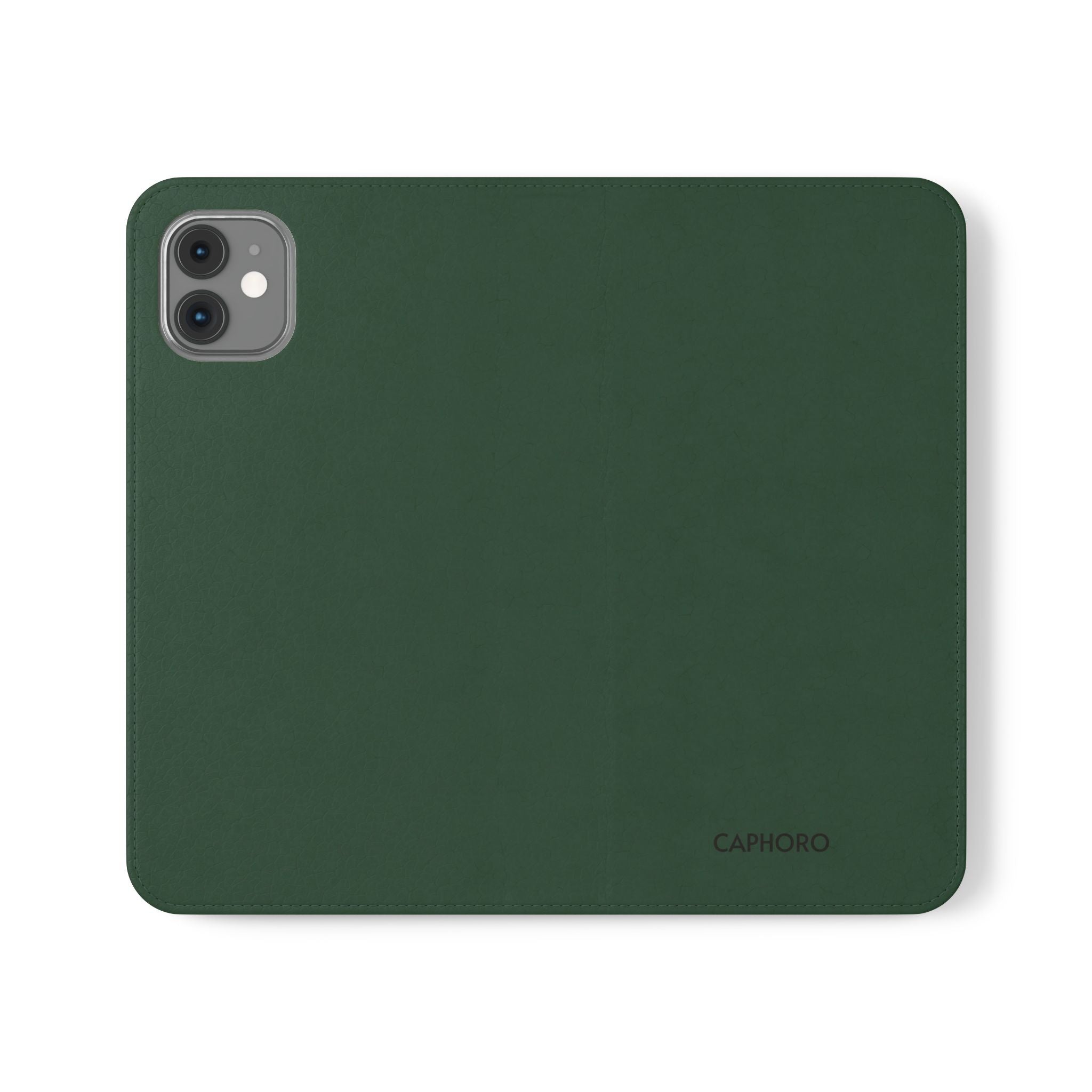 Leather Flip Phone Case with Card Slots — Slim Magnetic Wallet Cover