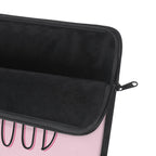 Cuteness In Every Cloud Pink Laptop Sleeve — Kawaii Cloud Laptop Case