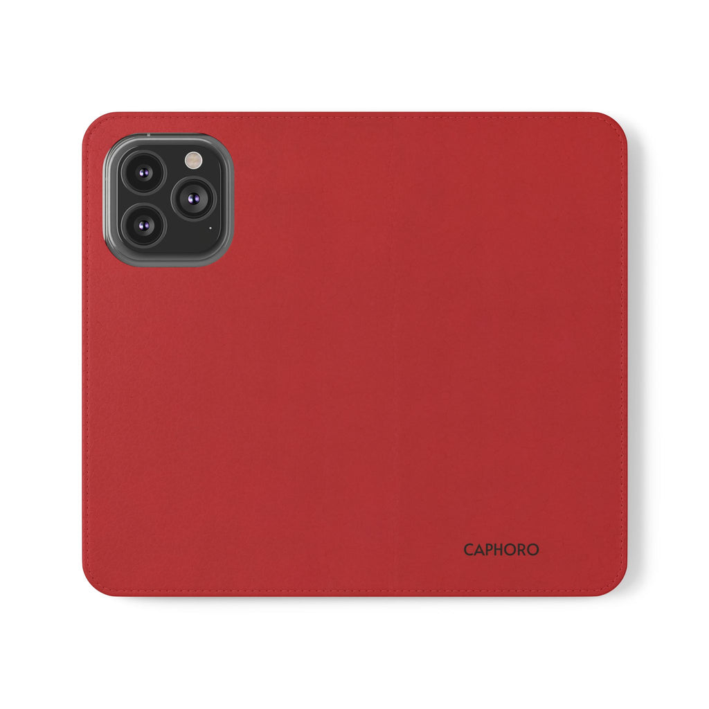 Leather Flip Phone Case with Card Slots — Magnetic Wallet Cover