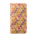 Retro Floral Flip Phone Case — Wallet Flip Case with Card Slots