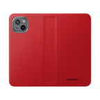 Leather Flip Phone Case with Card Slots — Magnetic Wallet Cover