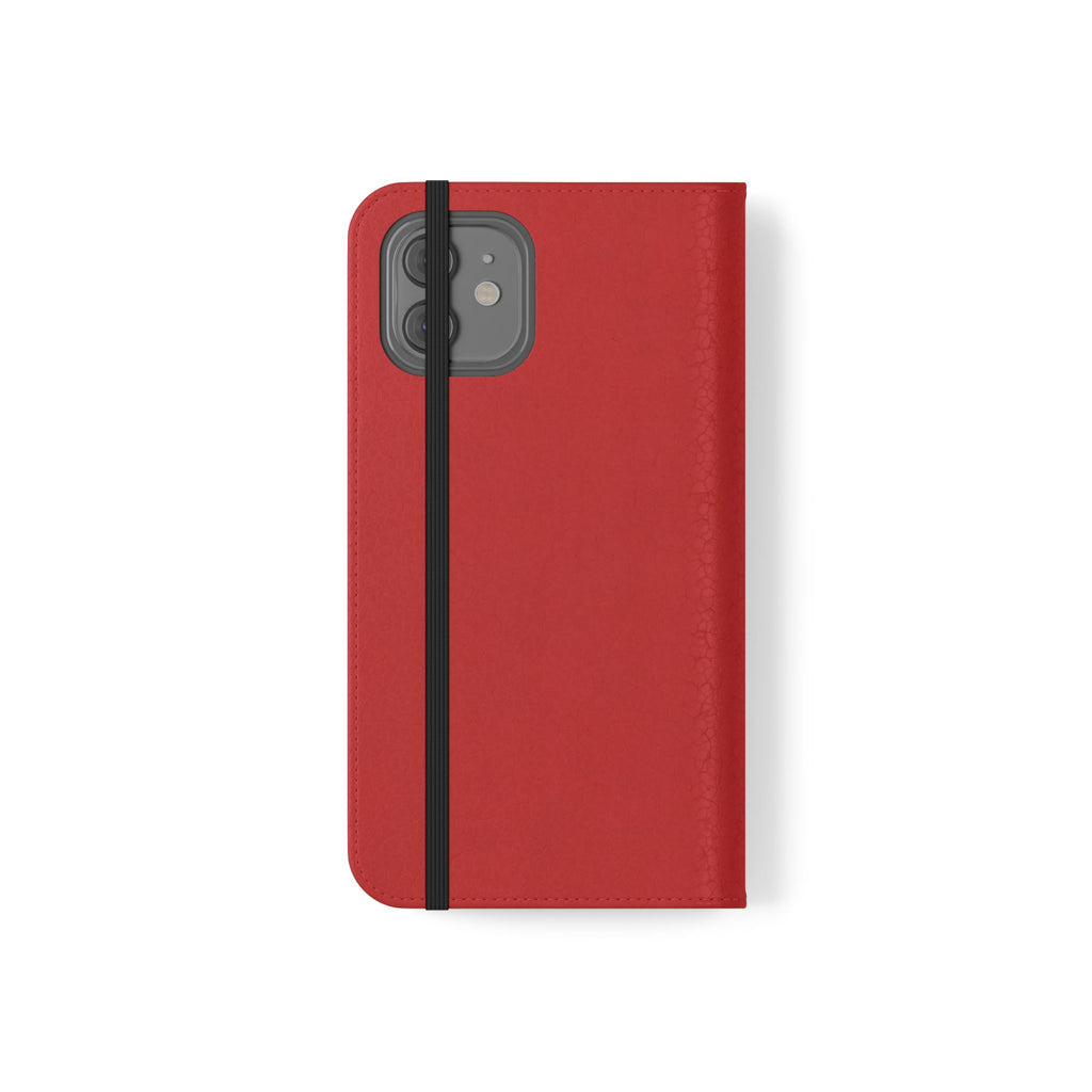 Leather Flip Phone Case with Card Slots — Magnetic Wallet Cover