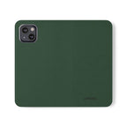 Leather Flip Phone Case with Card Slots — Slim Magnetic Wallet Cover