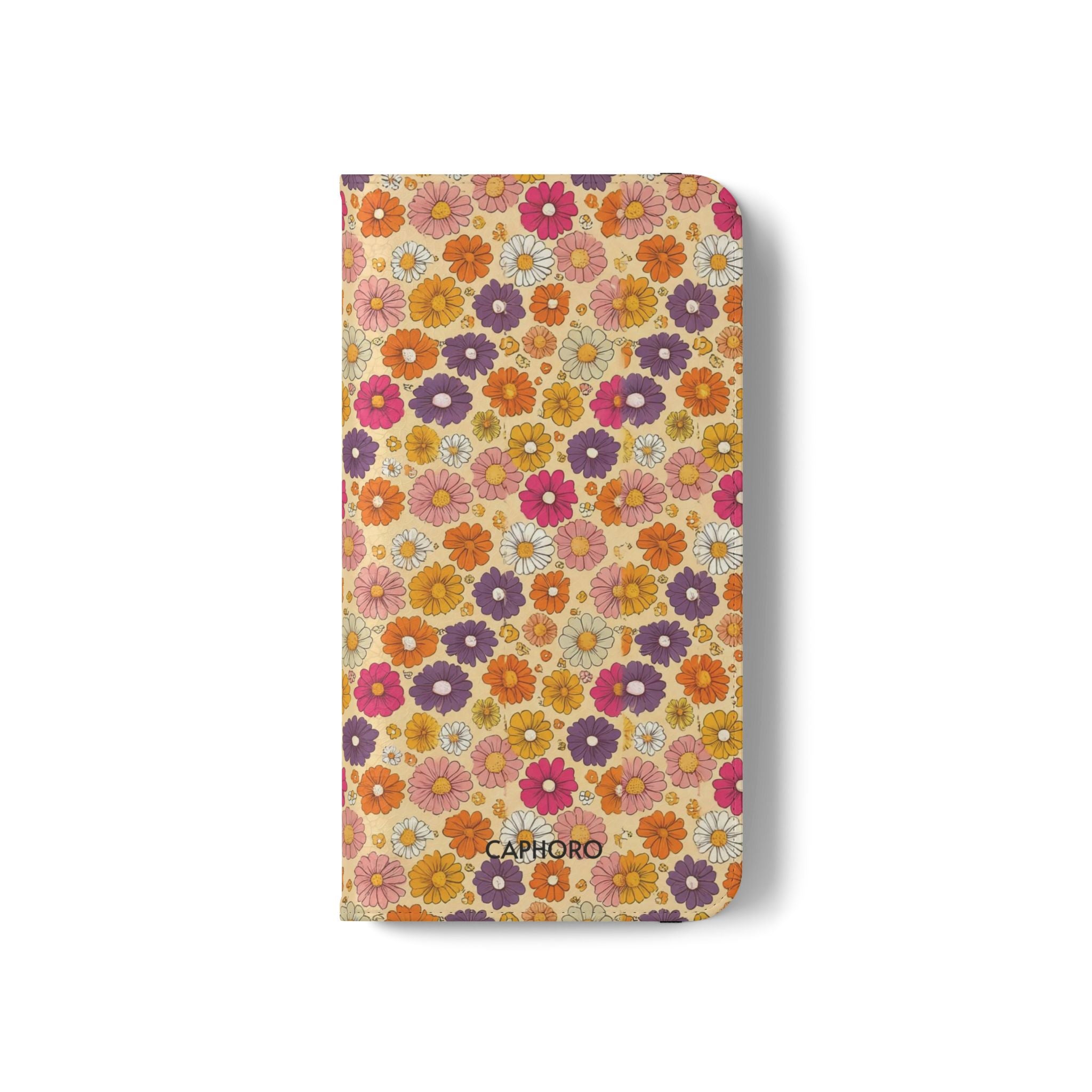 Retro Floral Flip Phone Case — Wallet Flip Case with Card Slots