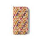 Retro Floral Flip Phone Case — Wallet Flip Case with Card Slots