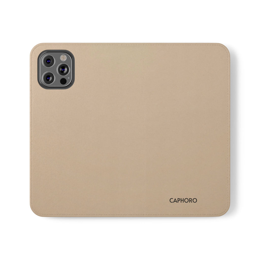 Leather Flip Phone Case with Card Slots — Magnetic Folio Wallet Case