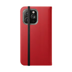 Leather Flip Phone Case with Card Slots — Magnetic Wallet Cover