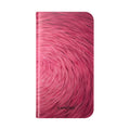 Pink Swirl Fur Flip Phone Case